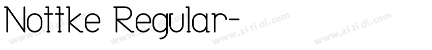 Nottke Regular字体转换